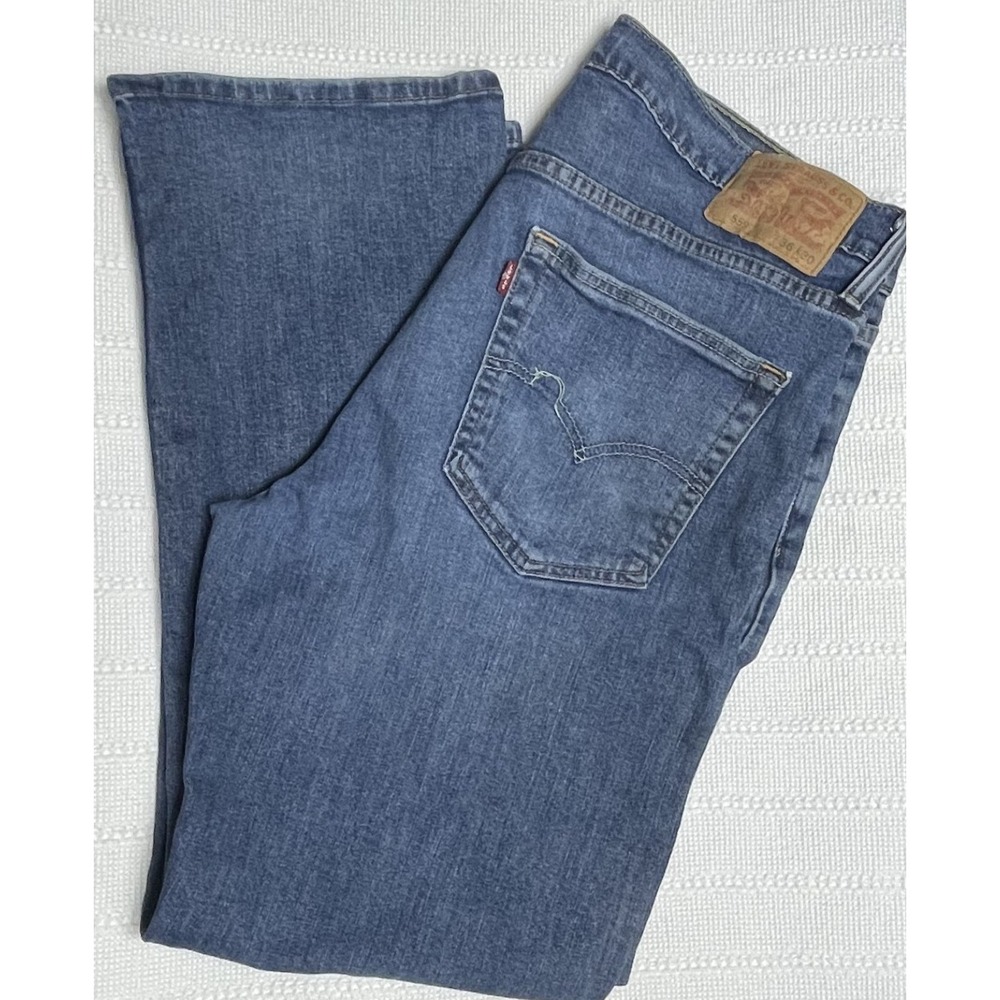 Levi's Men's 559 Jeans Size 36x30 Distressed Relaxed Straight Fit‎